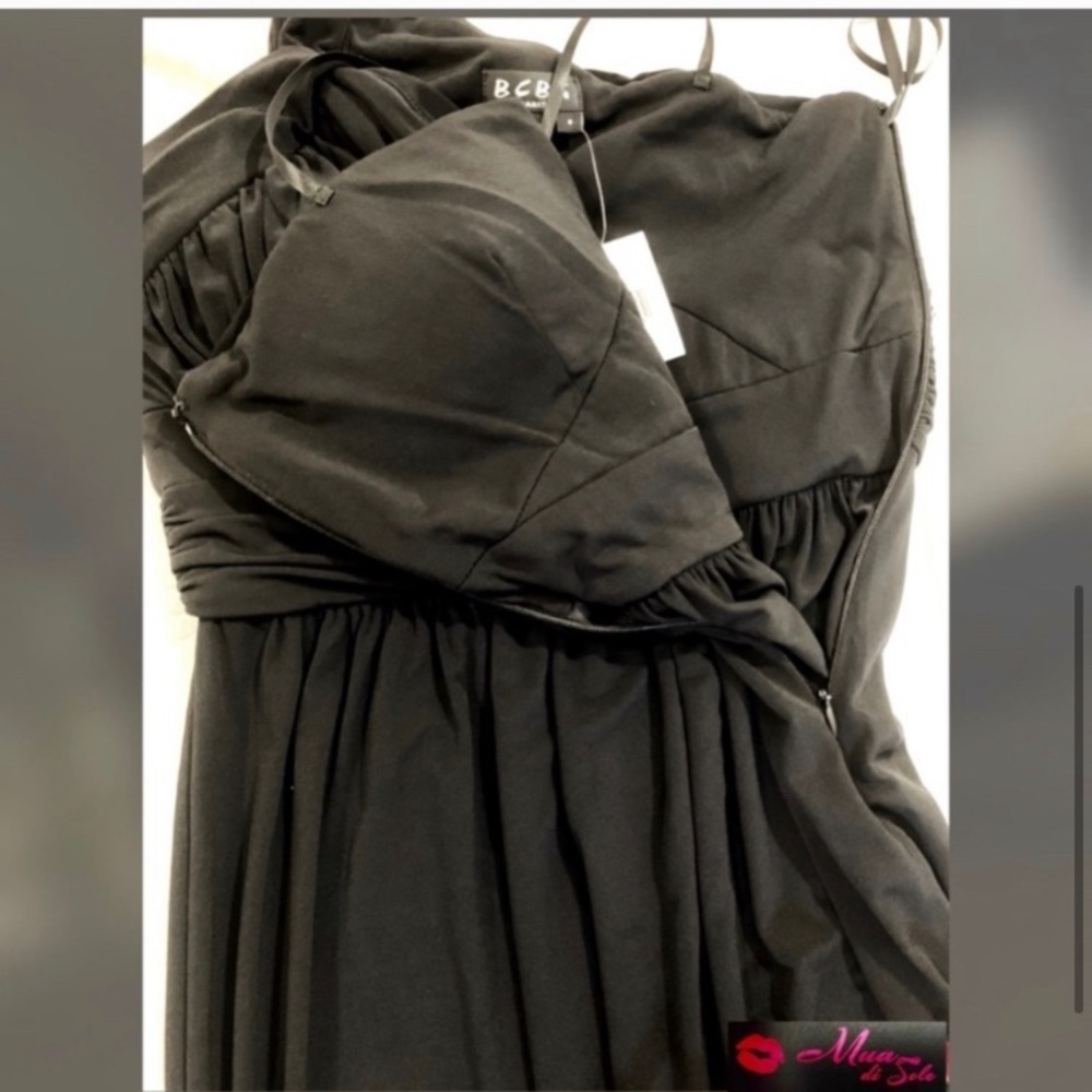 BCBG MAXAZRIA Evening One Shoulder Dress - Picture 5 of 7